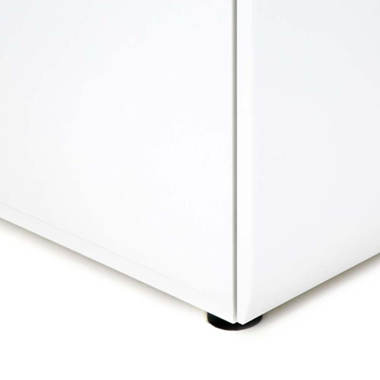 Chelsea Bedside Cabinet - 2 Drawer - White Gloss