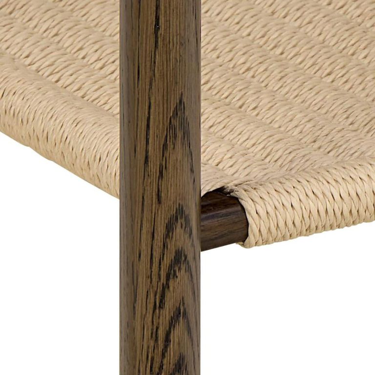 Monfort Bedside Table - 1 Drawer - Smoked Oak