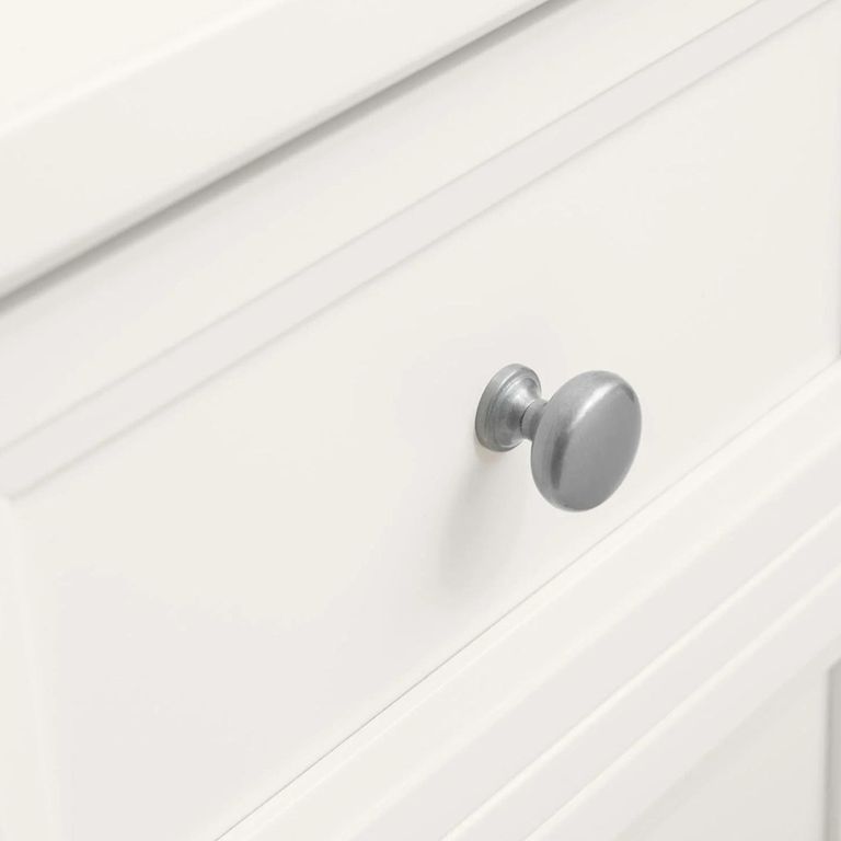 Maine Bedside Cabinet - 3 Drawer - White