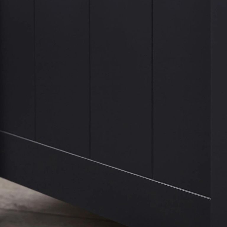 Maine Bedside Cabinet - 3 Drawer - Black