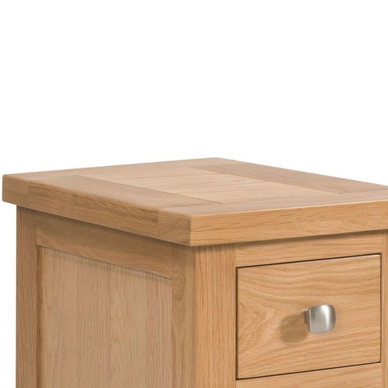 Appleby Compact Bedside Cabinet - 3 Drawer - Oak