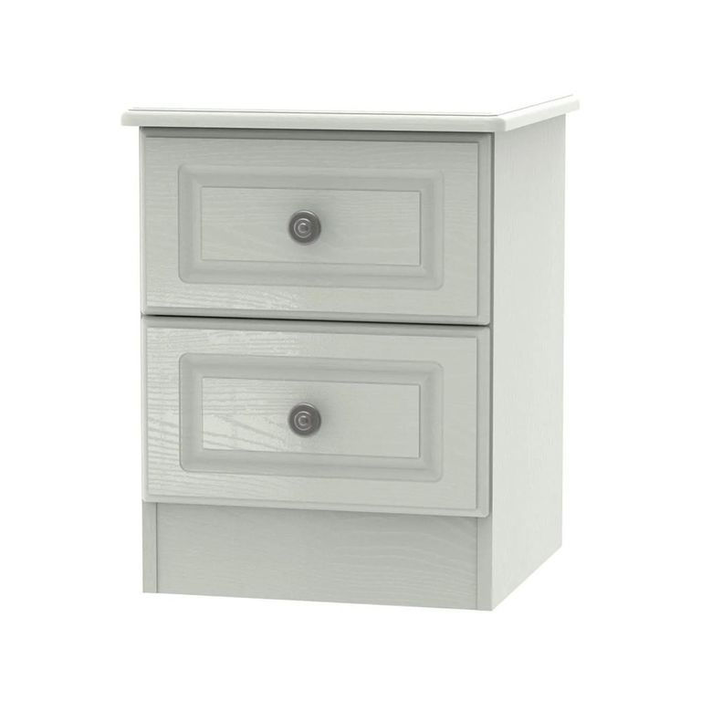 Pembroke Cashmere 2 Drawer Bedside Cabinet