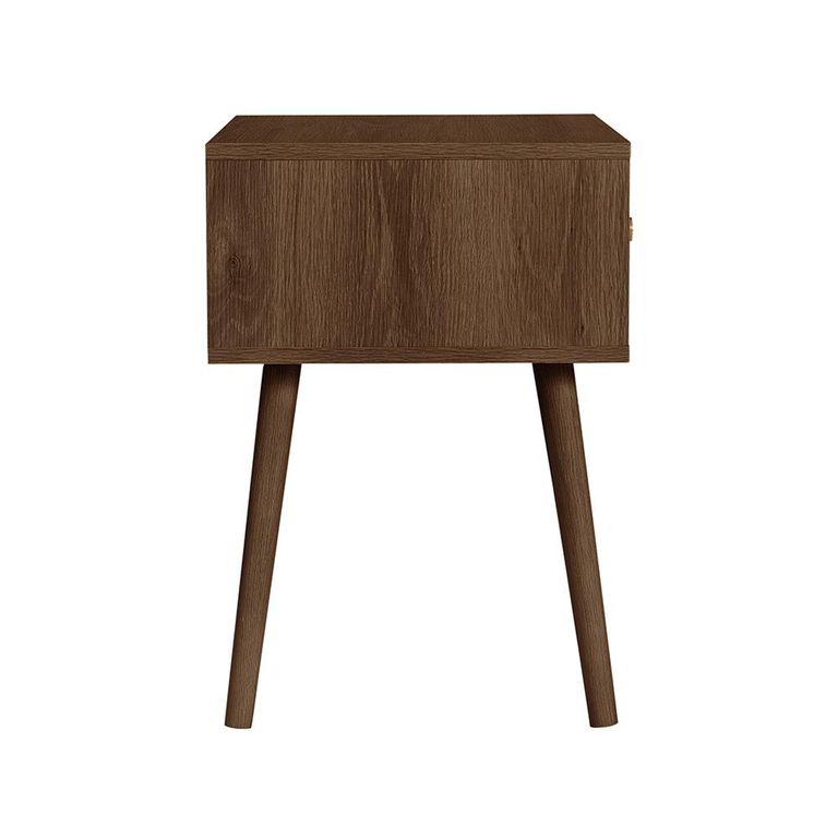 Herringford Bedside Table - 1 Drawer - Walnut