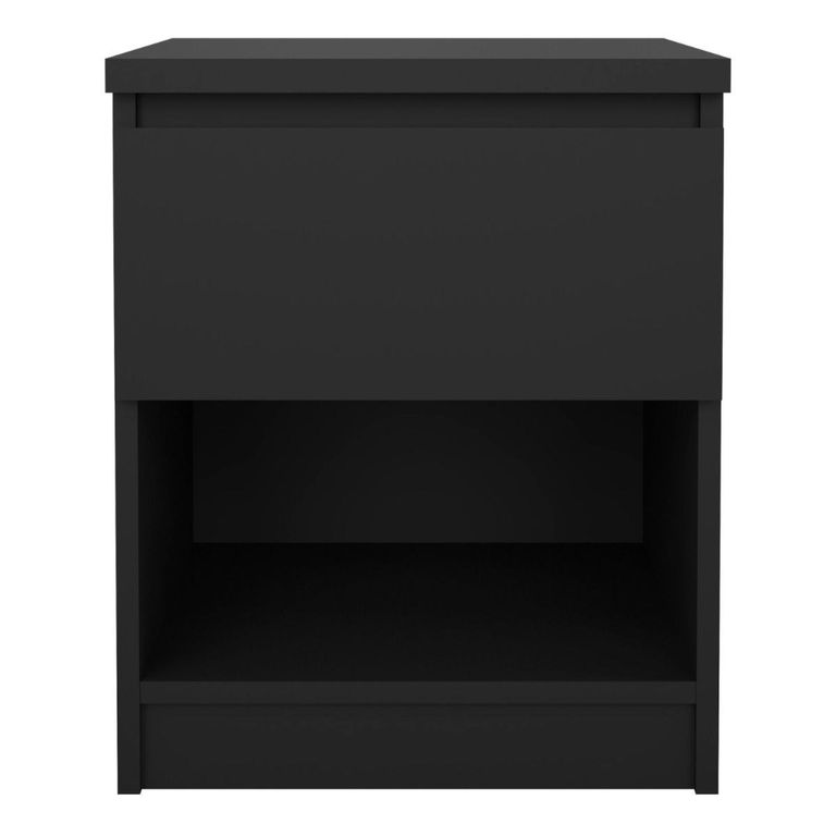 Naia Bedside Cabinet - 1 Drawer - Black