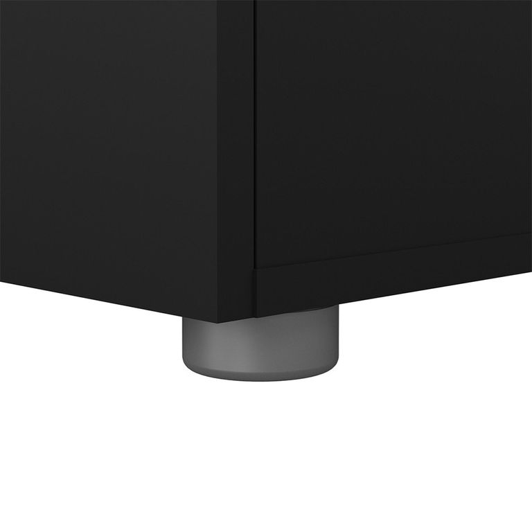 Pepe Bedside Cabinet - 2 Drawer - Black