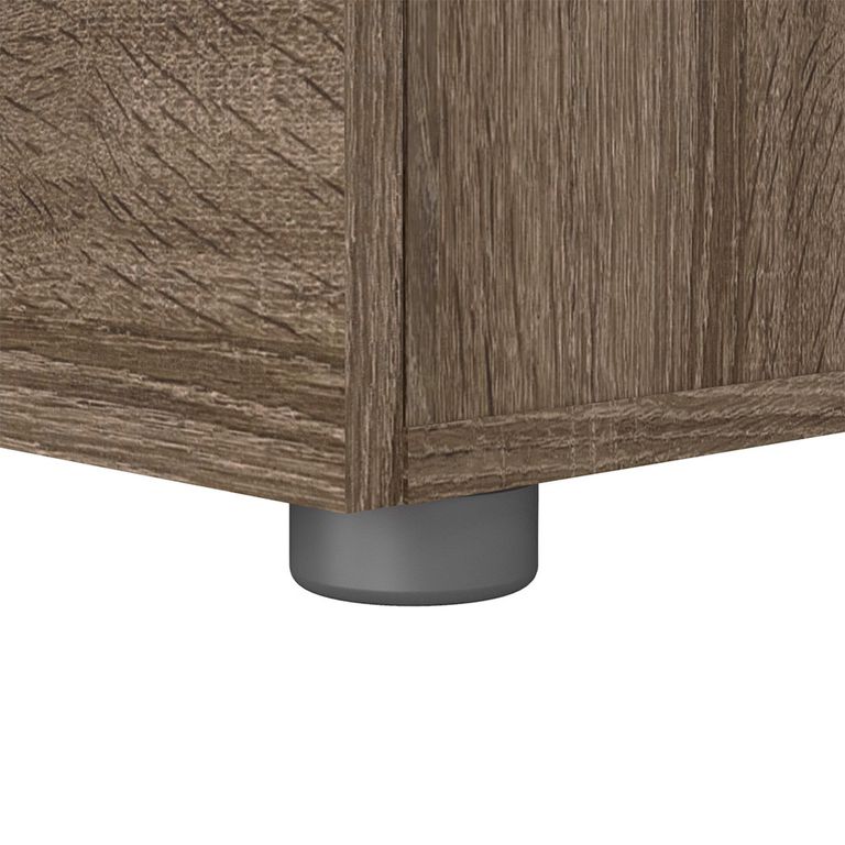 Pepe Bedside Cabinet - 2 Drawer - Truffle Oak