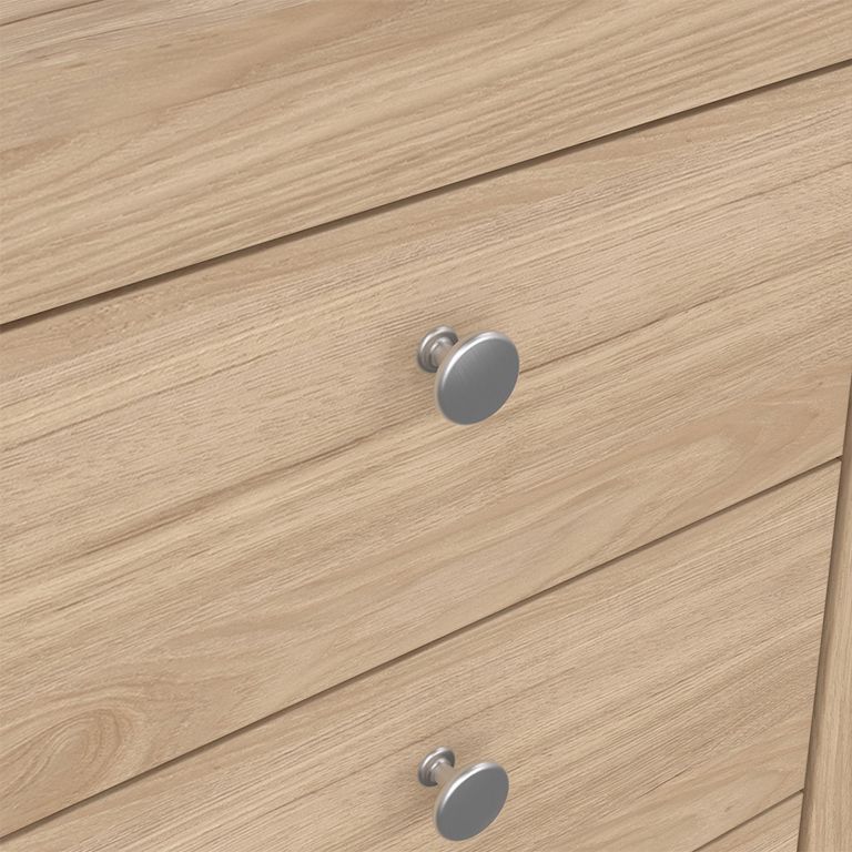 Madrid Bedside Table - 3 Drawer - Jackson Hickory Oak
