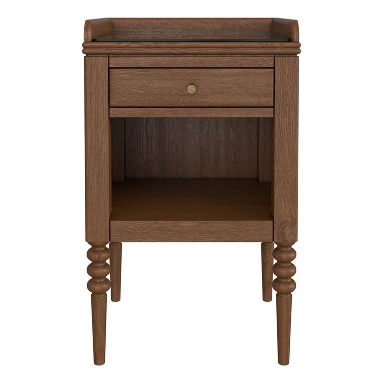 Williamson Bedside Table - 1 Drawer - Mid Gloss Lacquered