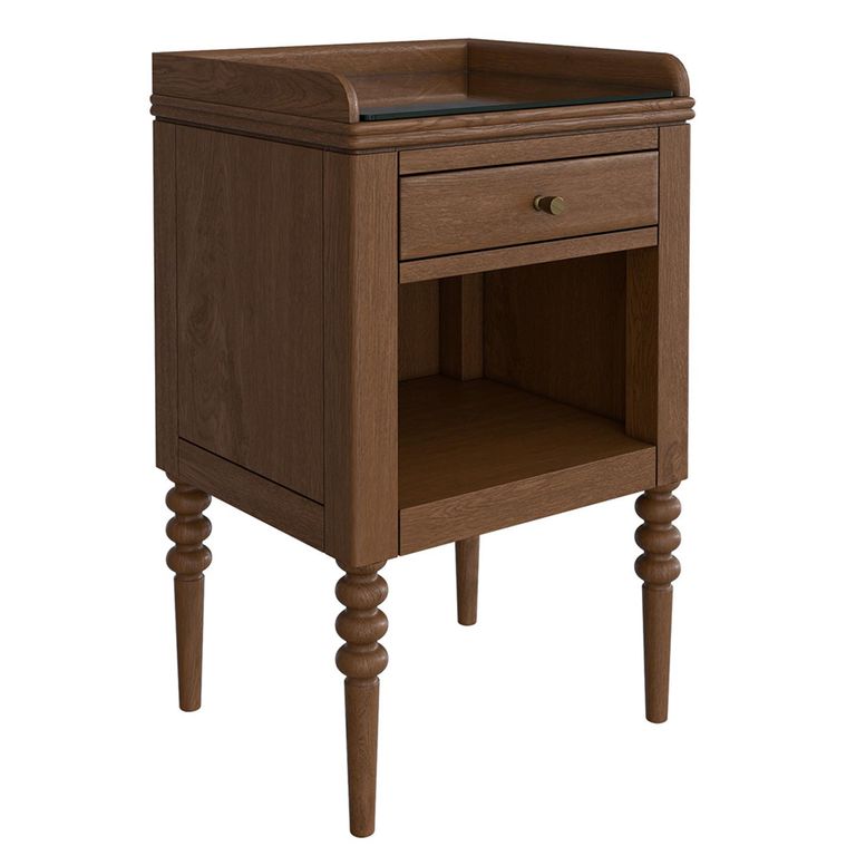 Williamson Bedside Table - 1 Drawer - Mid Gloss Lacquered