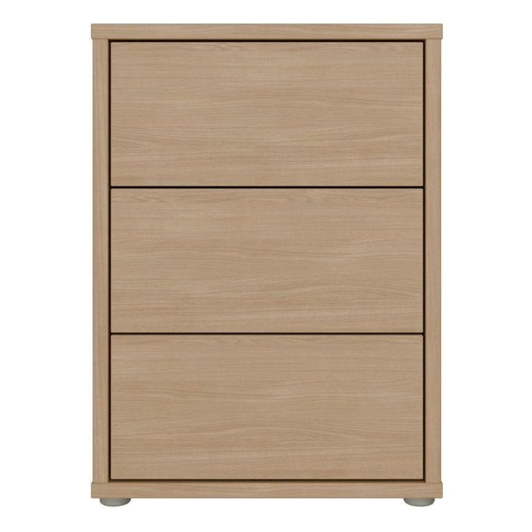 Alice Springs Bedside Cabinet - 3 Drawer - Elegancia Oak