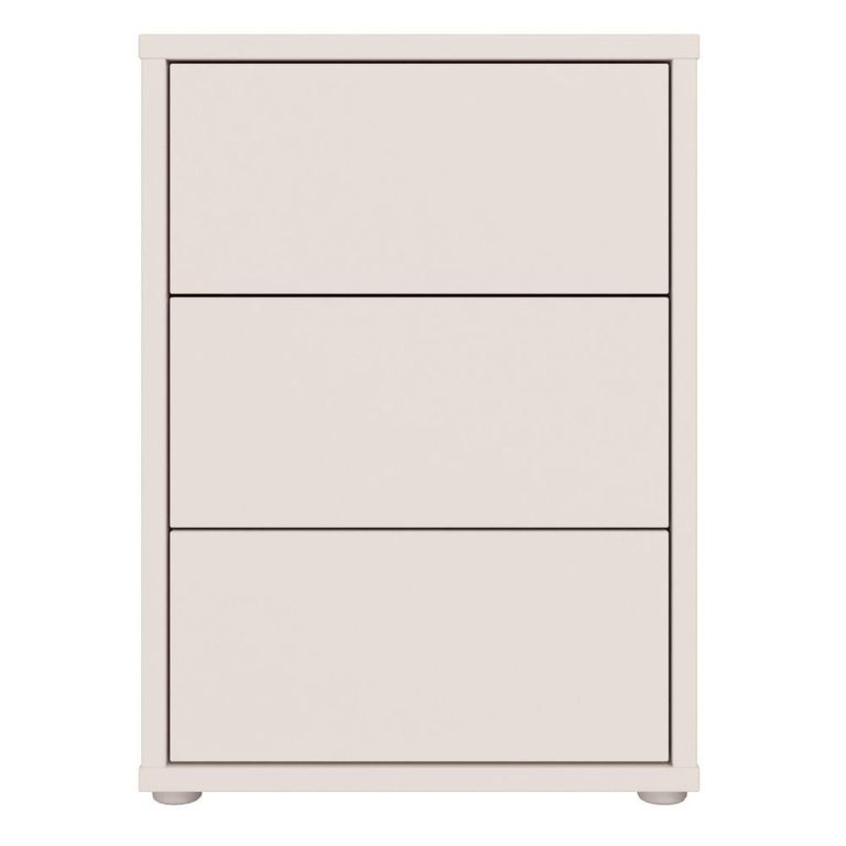 Alice Springs Bedside Cabinet - 3 Drawer - Sand