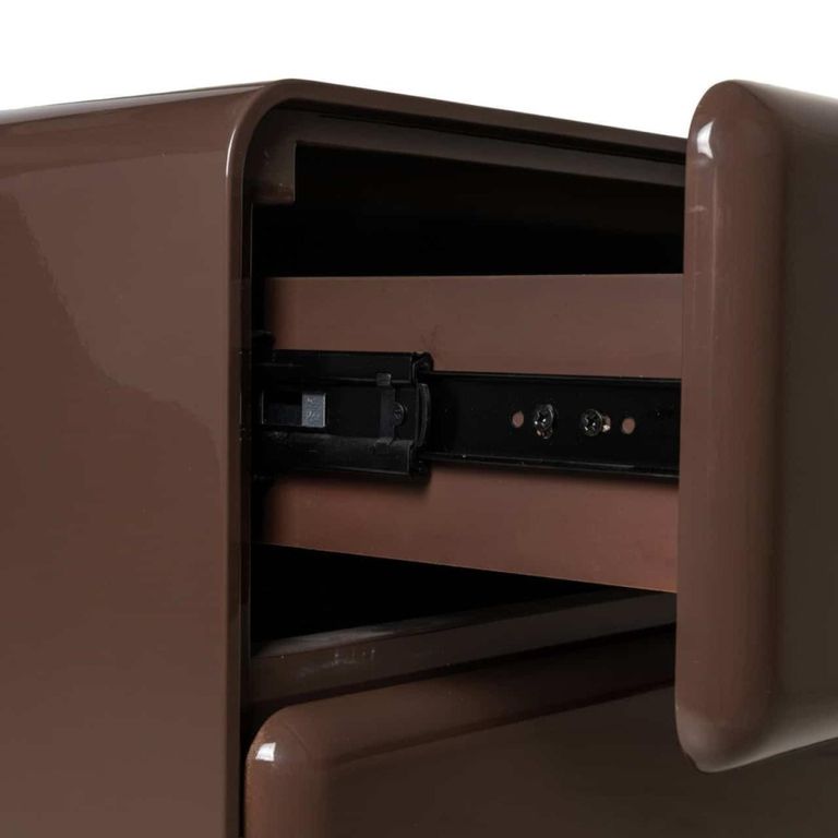Demy Bedside Cabinet - 3 Drawer - Chestnut