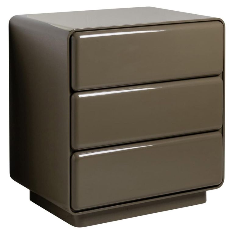 Demy Bedside Cabinet - 3 Drawer - Clay Green
