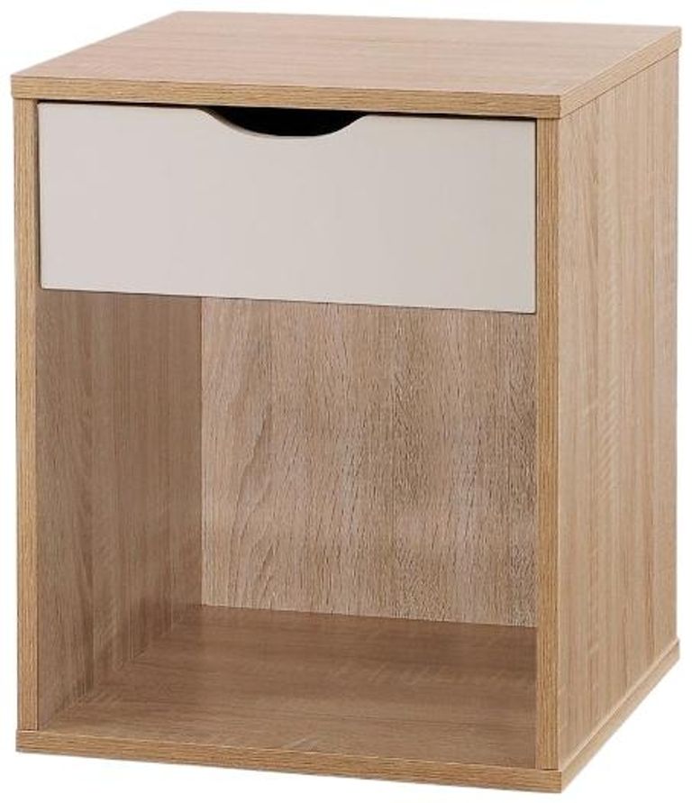 Allen 1 Drawer Bedside Cabinet - Variant Available