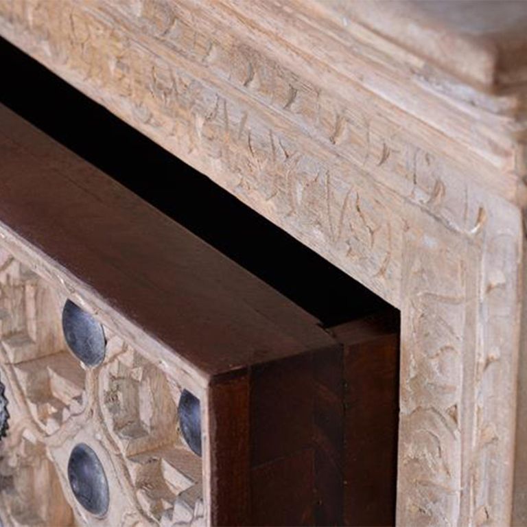 Arezzo Bedside Cabinet - 2 Drawer - Mango Wood