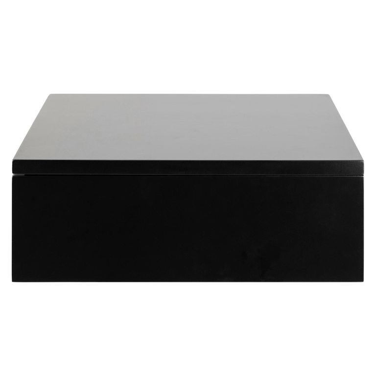 Avignon Bedside Table - 1 Drawer - Wall Mounted - Floating - Black Painted