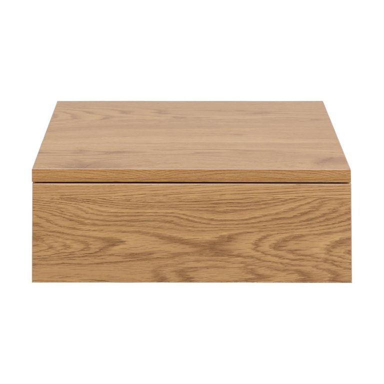 Avignon Bedside Table - 1 Drawer - Wall Mounted - Floating - Oak