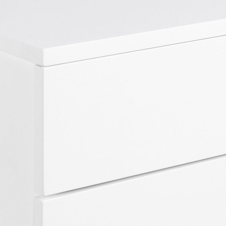 Avignon White 2 Drawer Floating Bedside Table