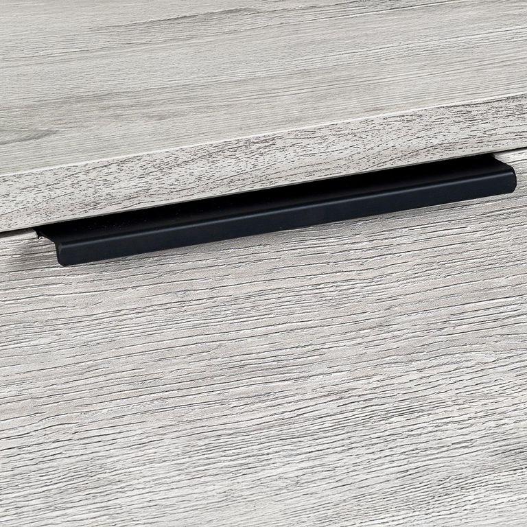 Bali Grey Oak Bedside Cabinet - 1 Drawer