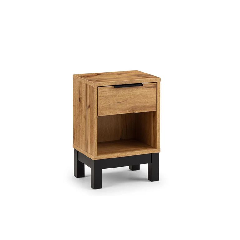 Bali Oak Bedside Cabinet - 1 Drawer