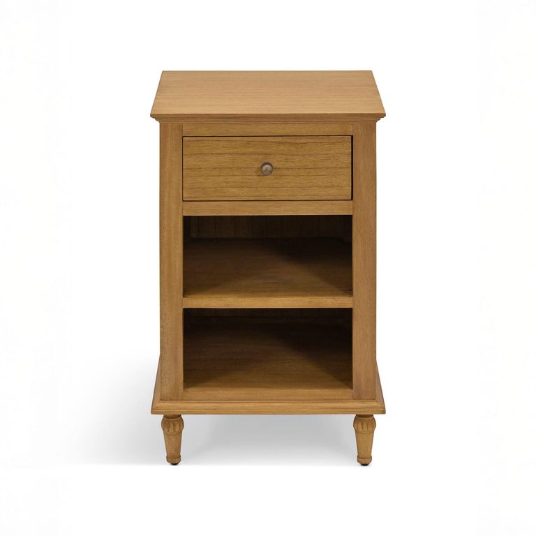 Barton Bedside Table Natural Wood