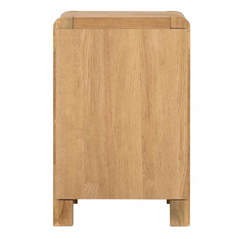 Bergen Bedside Cabinet - 3 Drawer - Oak