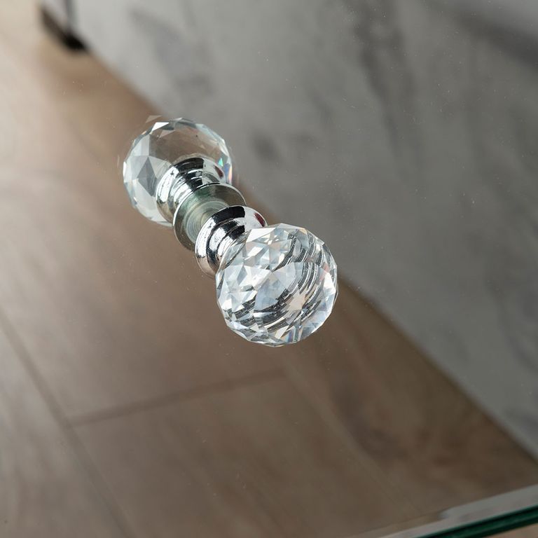 Chelsea Mirrored 3 Drawer Bedside Cabinet