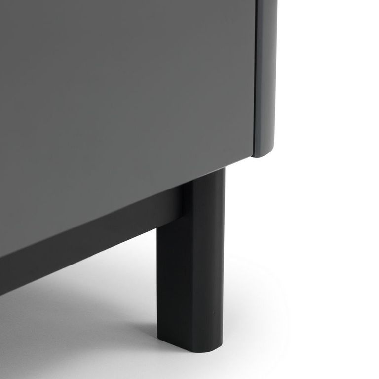 Chloe Bedside Cabinet - 2 Drawer - Grey