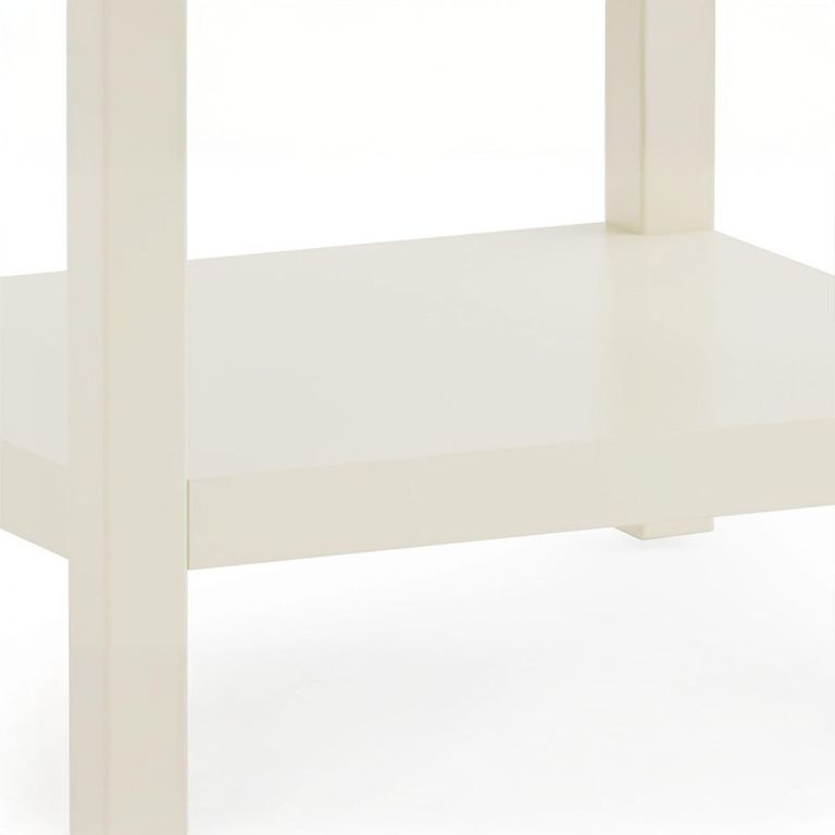 Coxmoor Bedside Table - 1 Drawer - Ivory