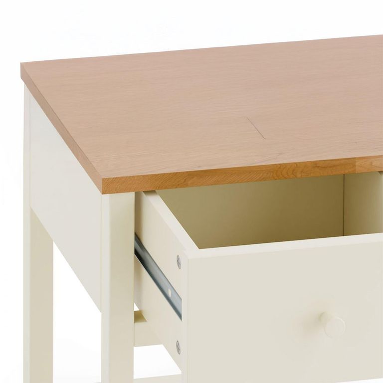 Coxmoor Bedside Table - 1 Drawer - Ivory