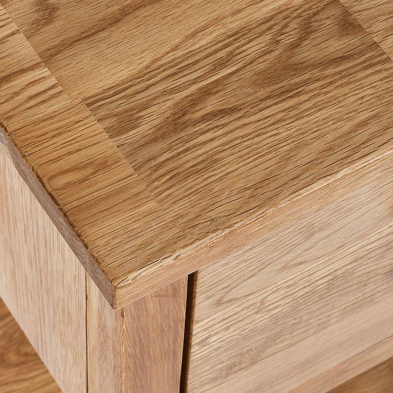 Coxmoor Bedside Table - 1 Drawer - Oak