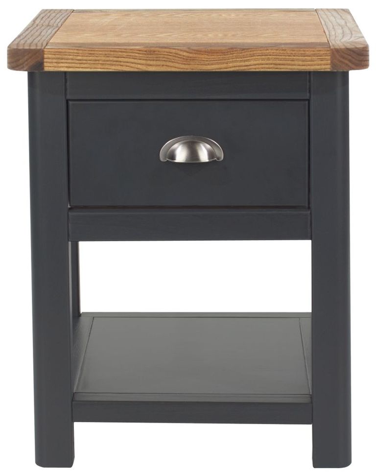 Dunkeld Blue 1 Drawer Bedside Cabinet