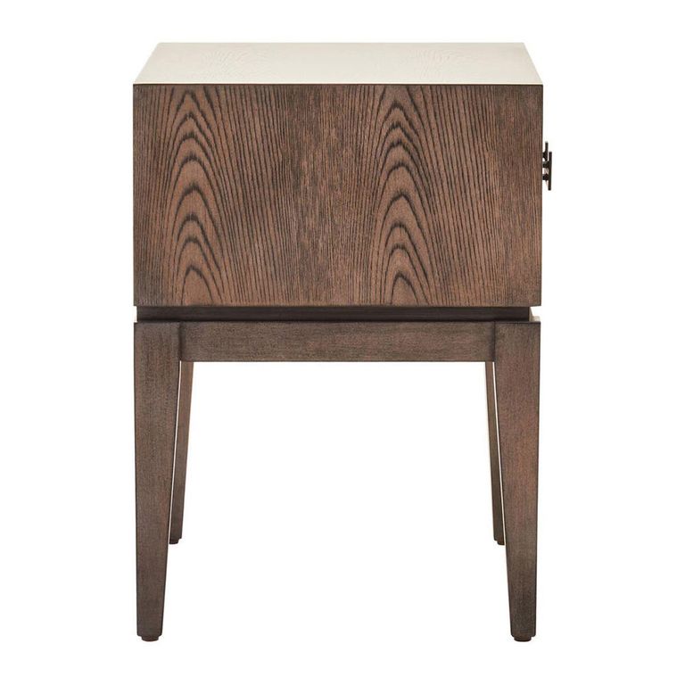 Dimaro Bedside Table - 1 Drawer - Elm Wood
