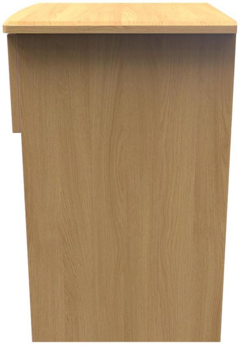 Eve Oak Effect 1 Drawer Bedside Cabinet
