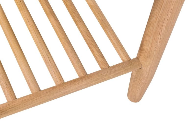 Grace Natural Oak 1 Drawer Round Bedside Table