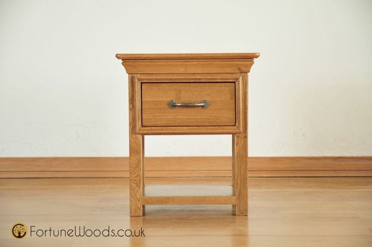 Lyon Oak Bedside Table
