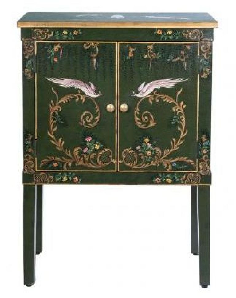 Meerut Green Fountain Design 2 Door Bedside Cabinet