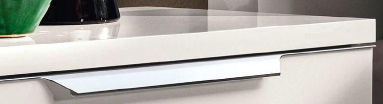 Kimera Bedside Cabinet - 2 Drawer - Maxi - White