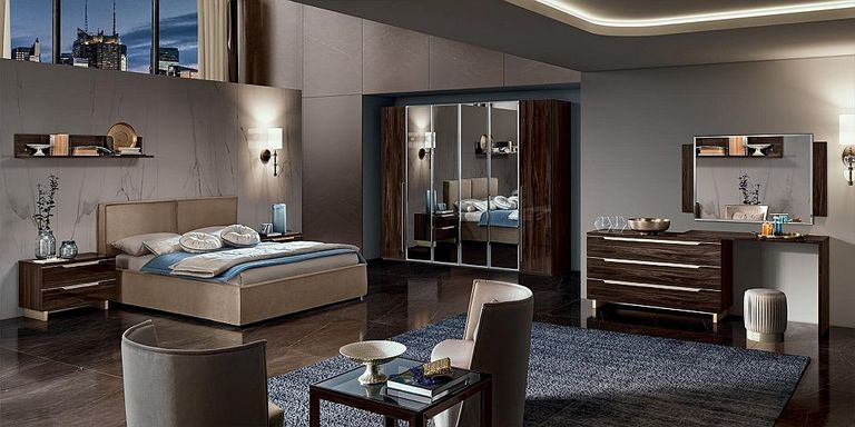 Smart Bedside Cabinet - 2 Drawer - Maxi - Walnut