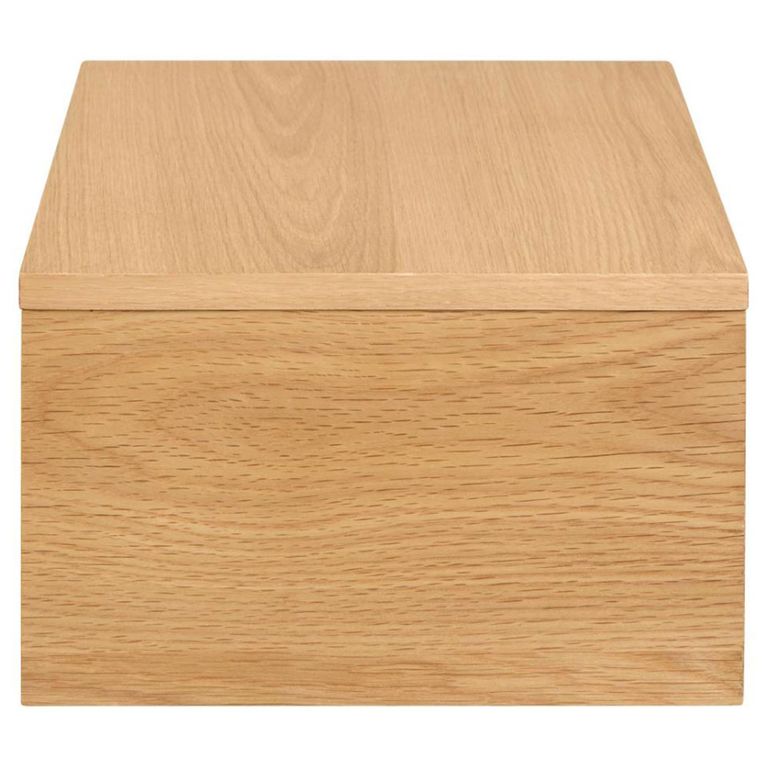 Monfort Bedside Table - 1 Drawer - Wall Mounted - Floating - Oak