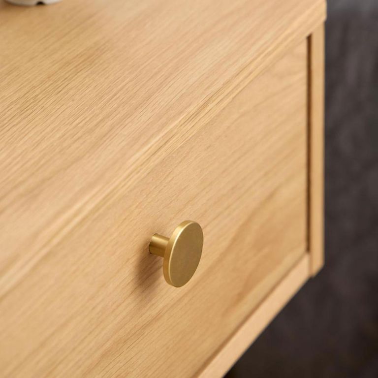 Monfort Bedside Table - 1 Drawer - Wall Mounted - Floating - Oak