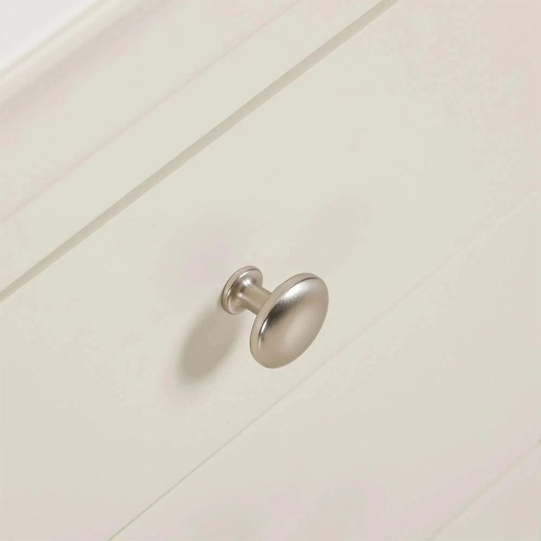 Paisley Cream Painted 3 Drawer Bedside Cabinet