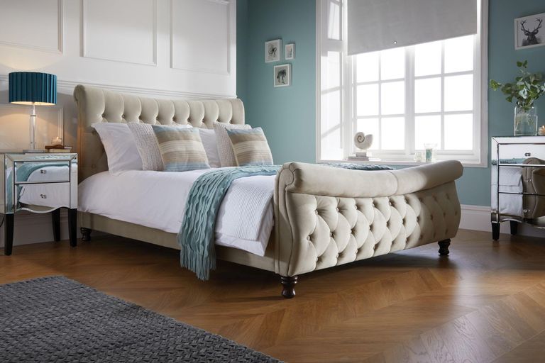 Palermo 2 Drawer Bedside Cabinet - Mirrored