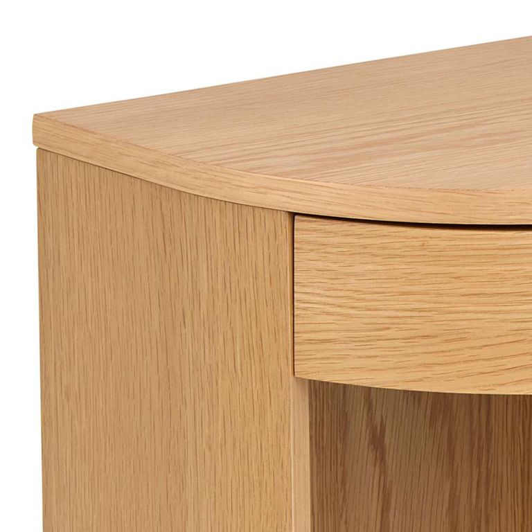 Paron Bedside Table - 1 Drawer - Oak