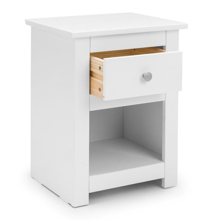 Radley Bedside Cabinet - 1 Drawer - White