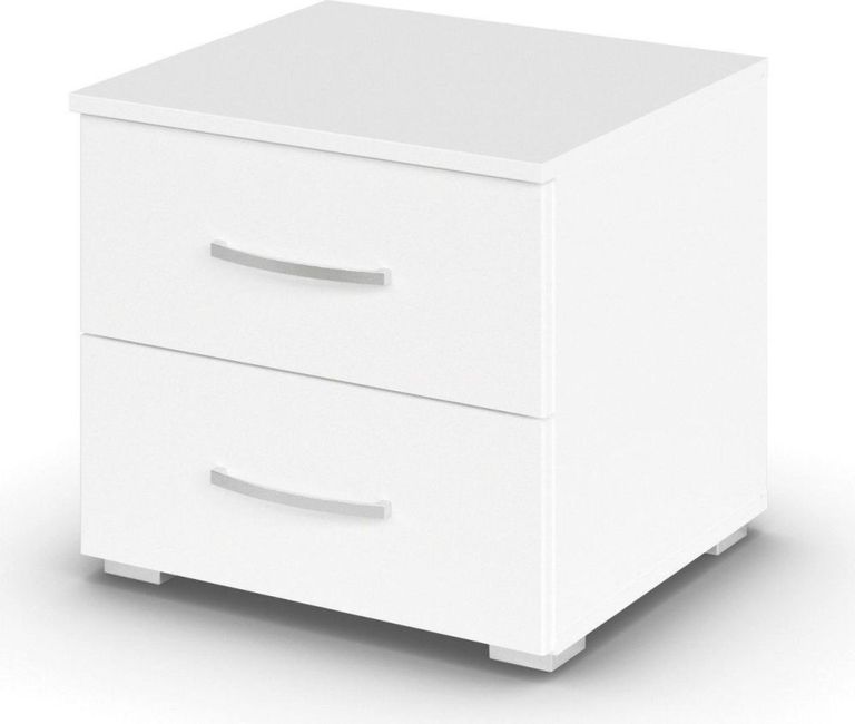 Rauch Aditio 2 Drawer Bedside Cabinet - Alpine White