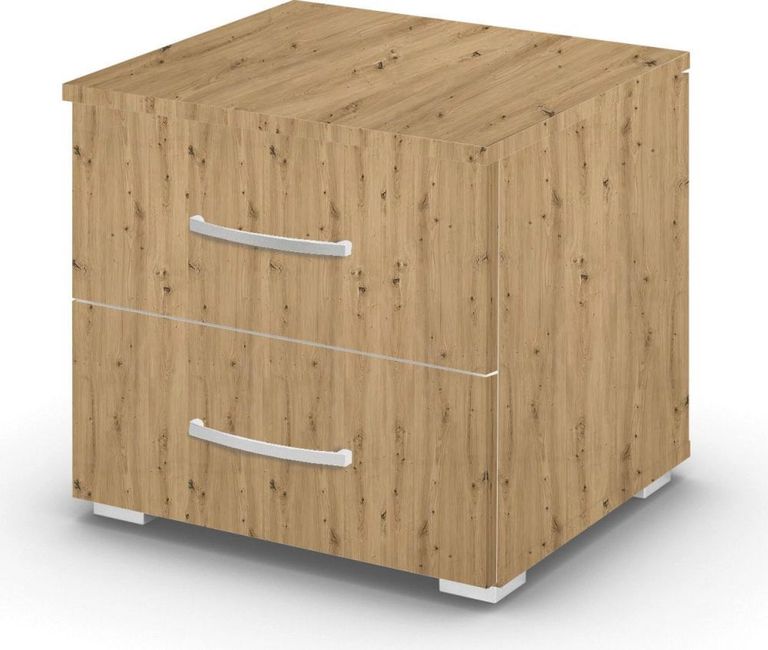 Rauch Aditio 2 Drawer Bedside Cabinet - Artisan Oak
