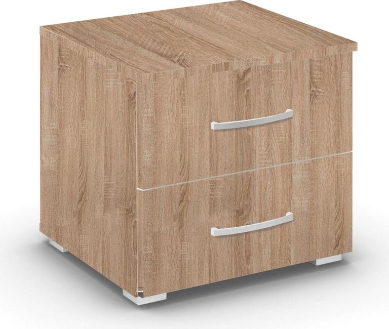 Rauch Aditio 2 Drawer Bedside Cabinet - Sonoma Oak