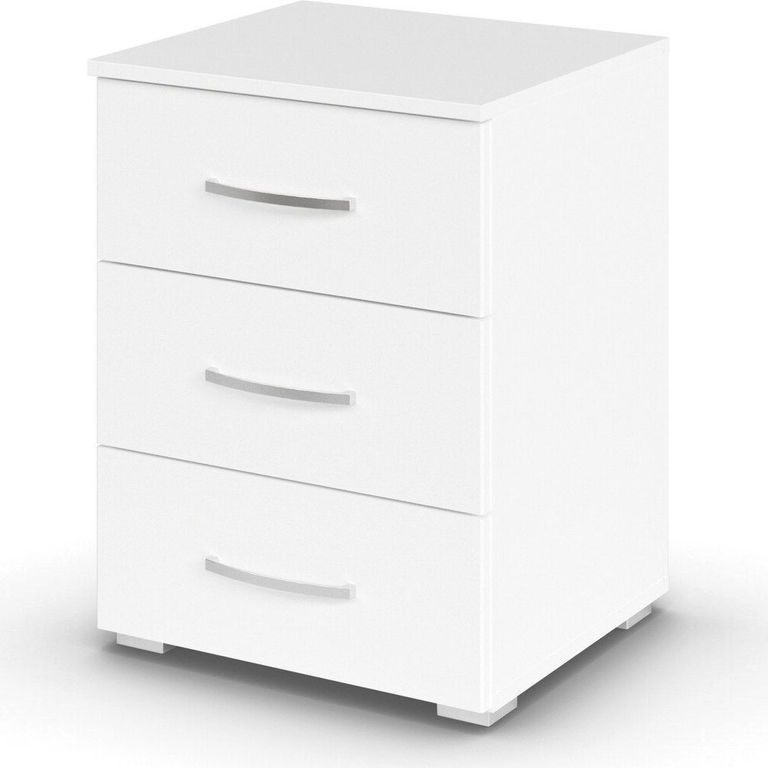 Rauch Aditio 3 Drawer Bedside Cabinet - Alpine White