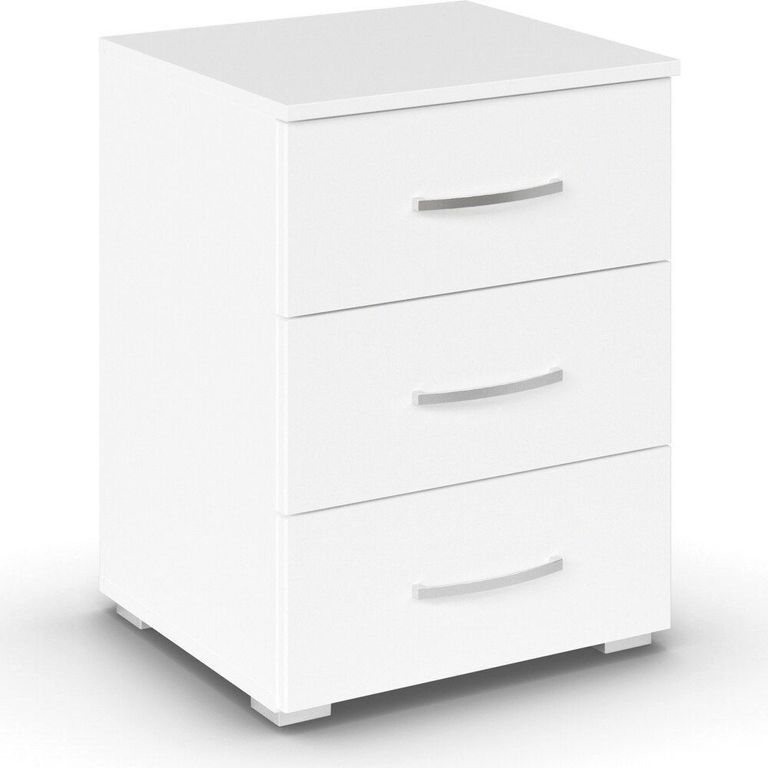Rauch Aditio 3 Drawer Bedside Cabinet - Alpine White